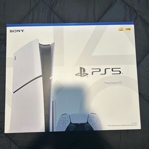 Sony PlayStation 5 White Console Futuristic Design